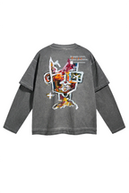 Frames Double Sleeve T-Shirt Light Grey