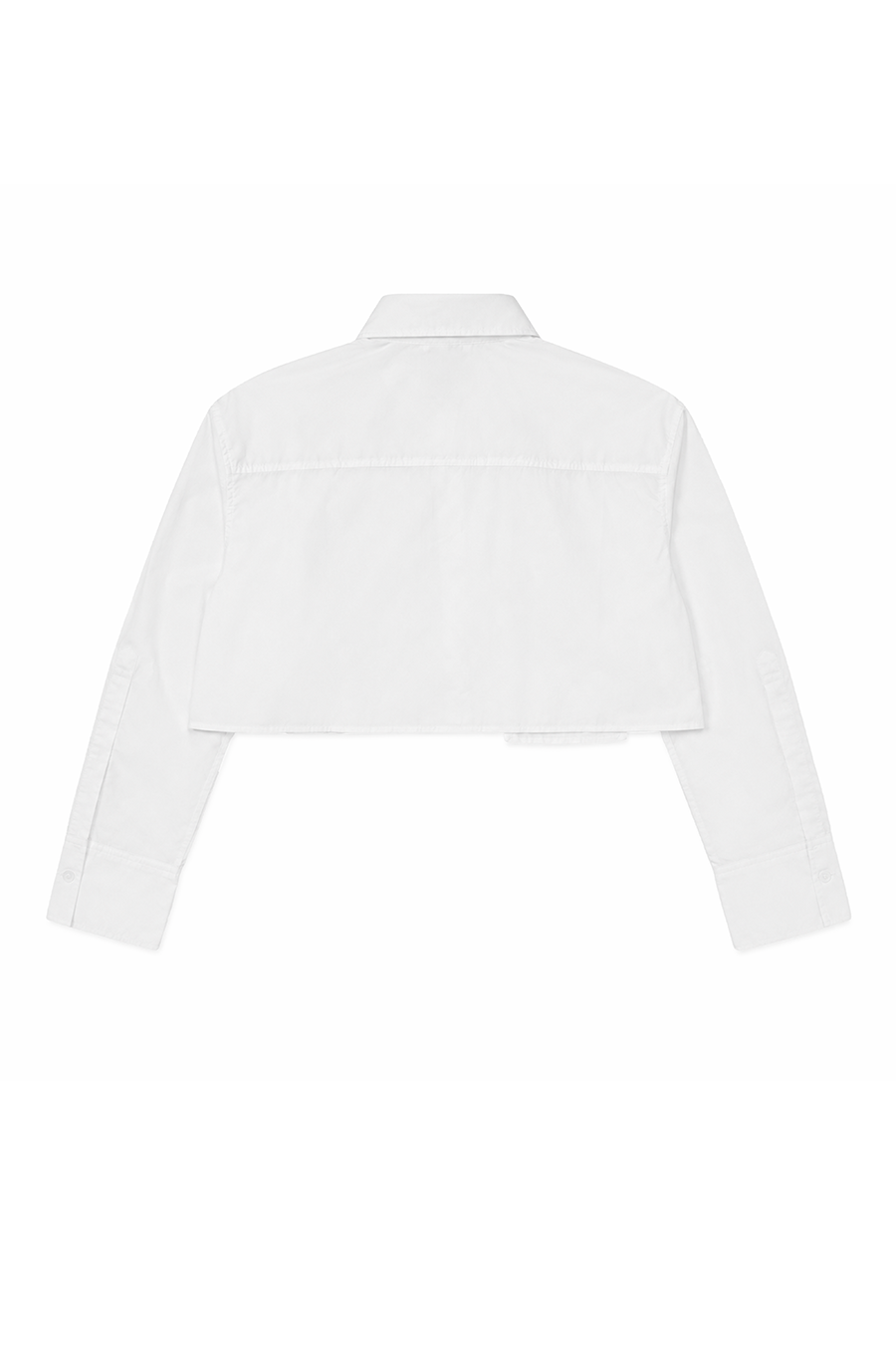 A Pintura Cropped Blouse White