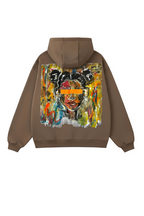 A Paleta Zip-Up Hoodie Brown
