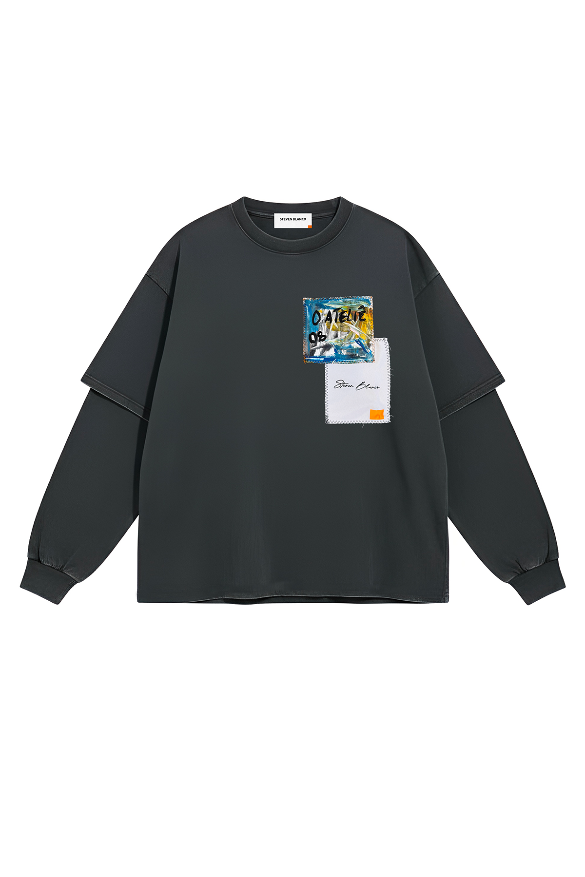 Frames Double Sleeve T-Shirt Grey