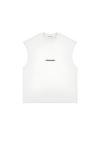 The Outline Sleeveless T-Shirt White