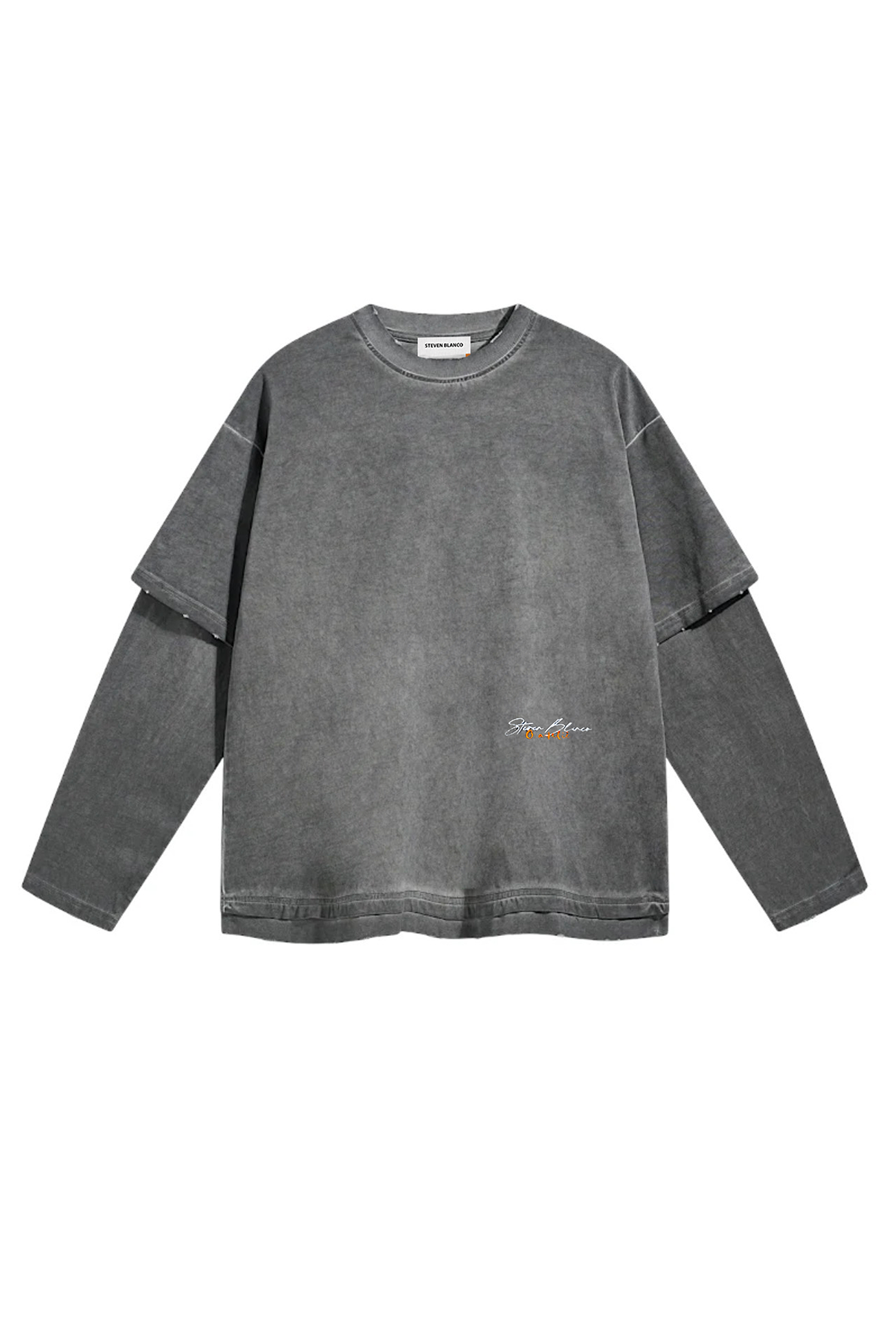 Frames Double Sleeve T-Shirt Light Grey