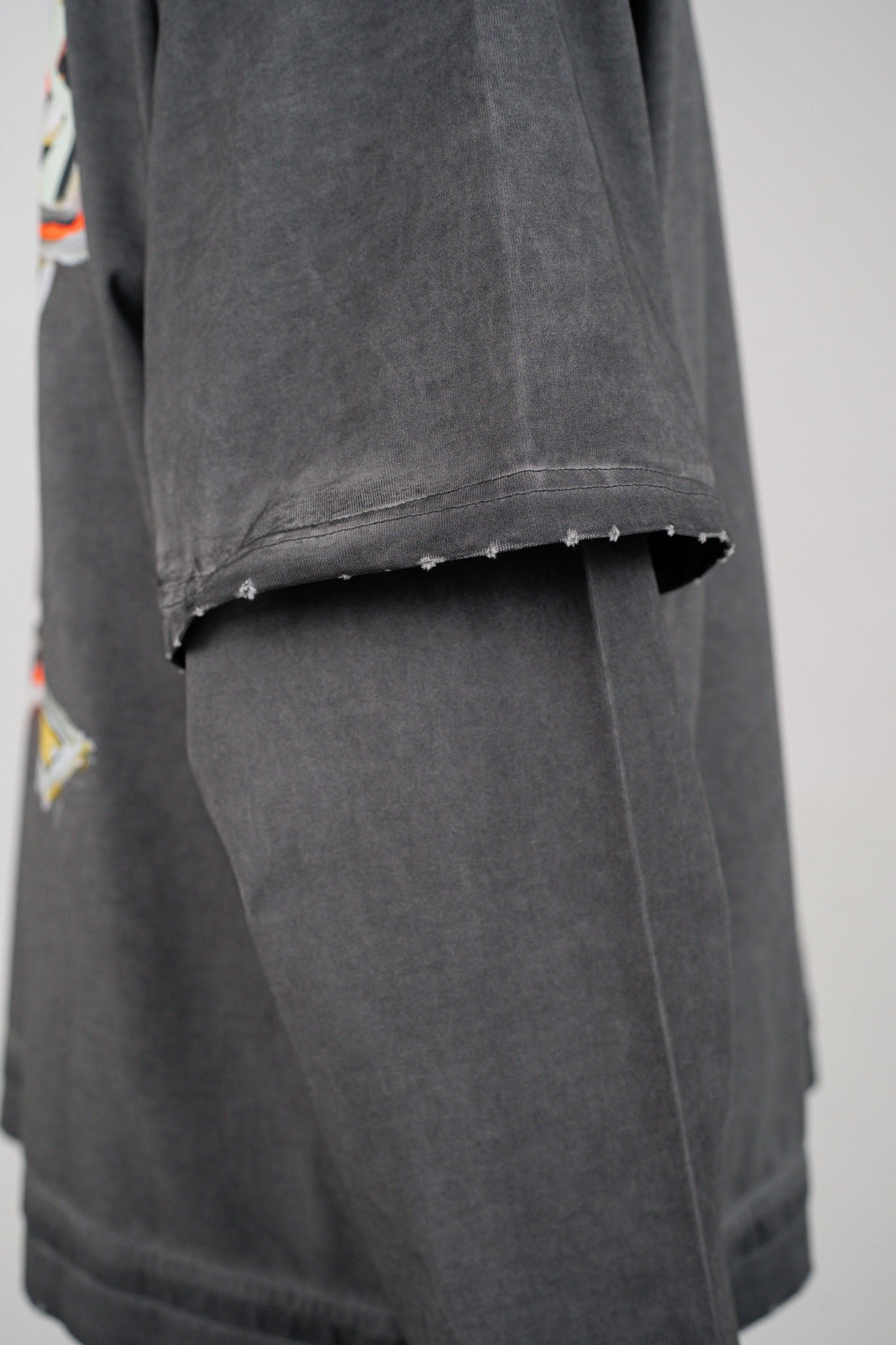 Frames Double Sleeve T-Shirt Light Grey