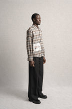 Cores Vivas Checkered Flannel Brown/Blue