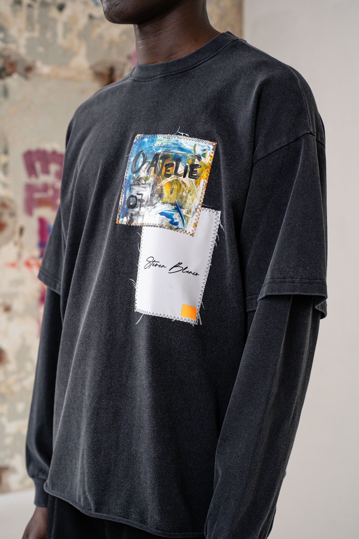 Frames Double Sleeve T-Shirt Grey