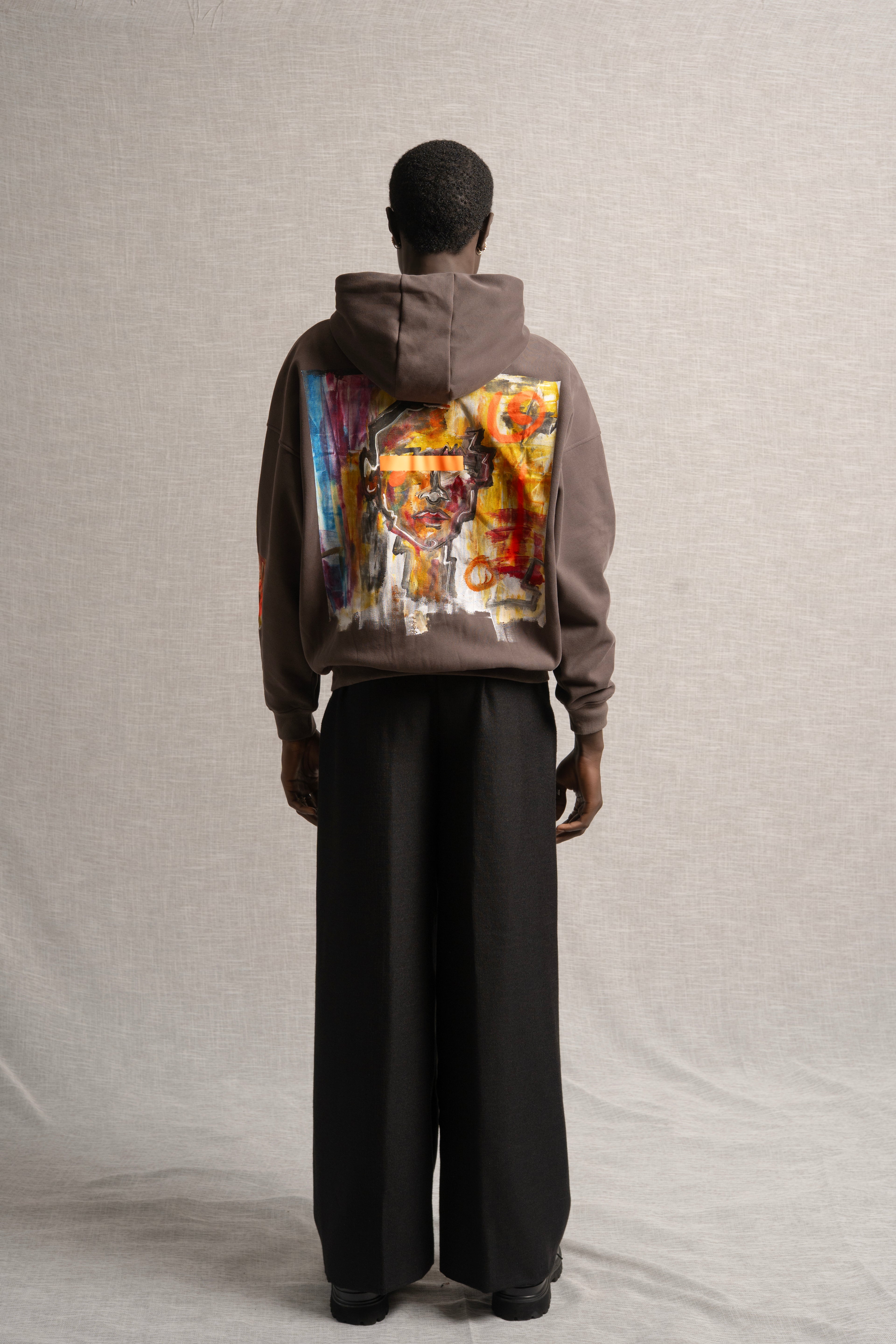 A Paleta Zip-Up Hoodie Brown