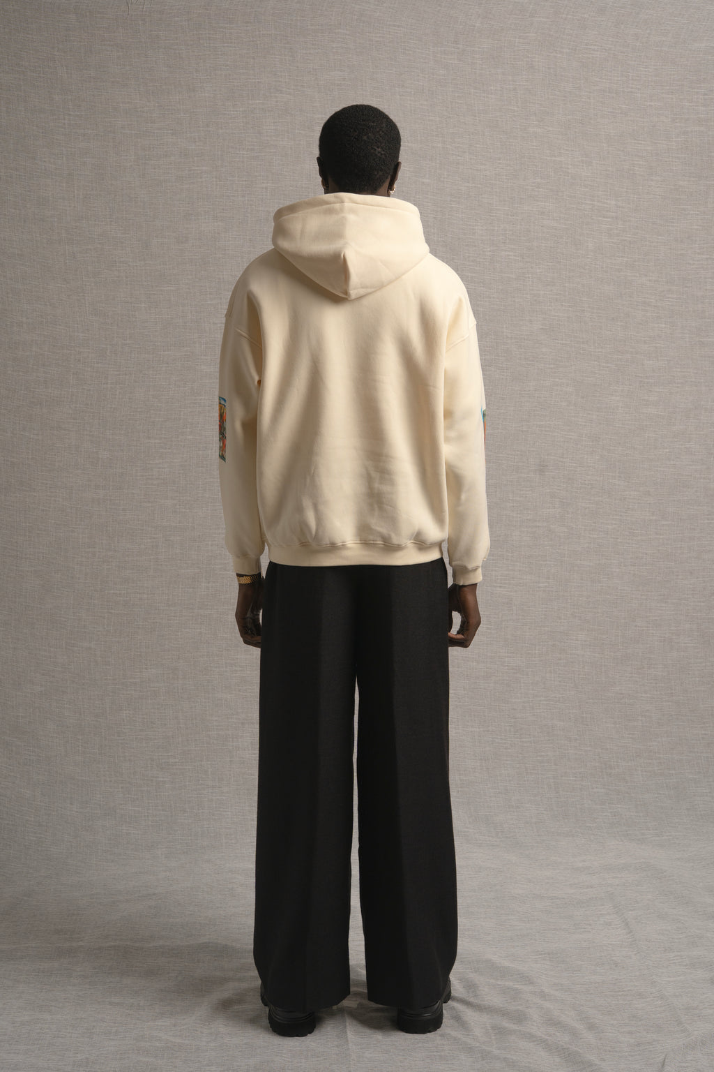 The Easel Hoodie Cream