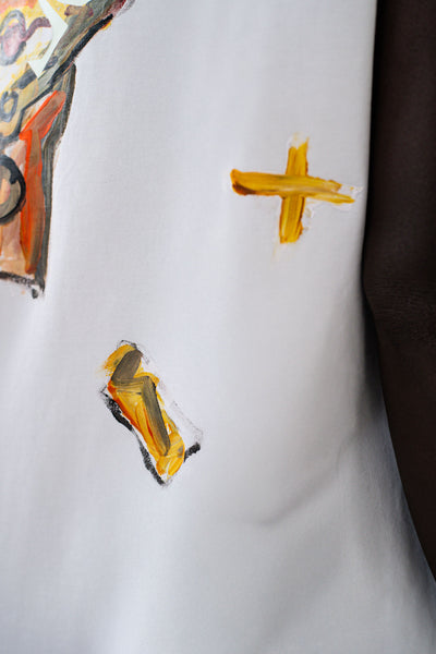 The Outline Sleeveless T-Shirt White