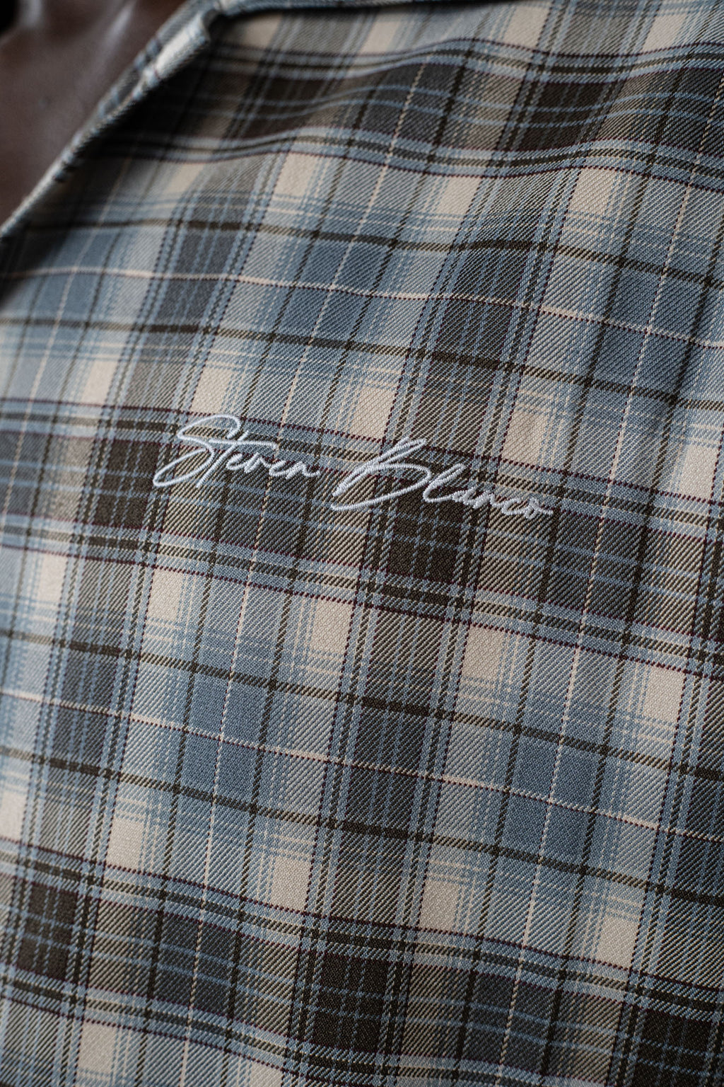 Cores Vivas Checkered Flannel Brown/Blue