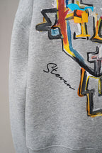 A Cinza Zip-Up Hoodie Grey