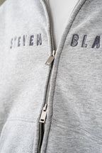 A Cinza Zip-Up Hoodie Grey