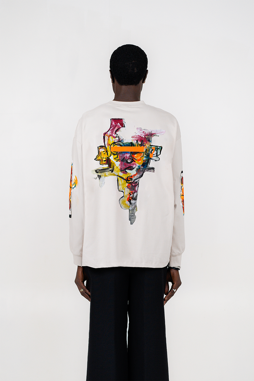 Tela Vestida Long Sleeve T-Shirt Beige