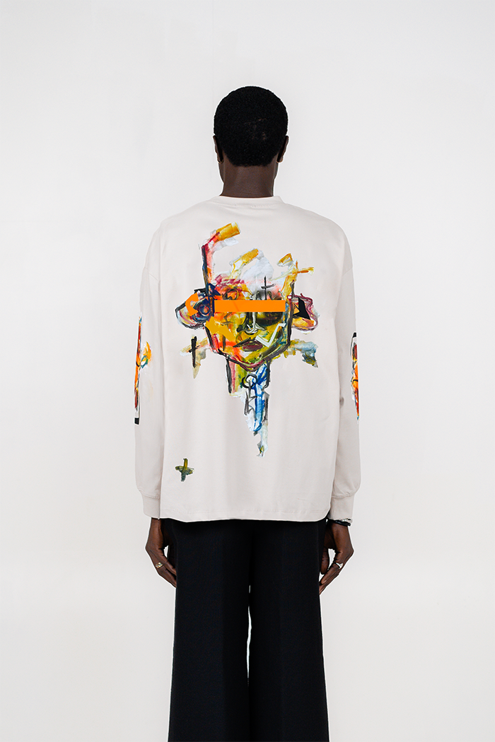 Tela Vestida Long Sleeve T-Shirt Beige