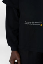 Fora da Tela Double Sleeve T-shirt Black