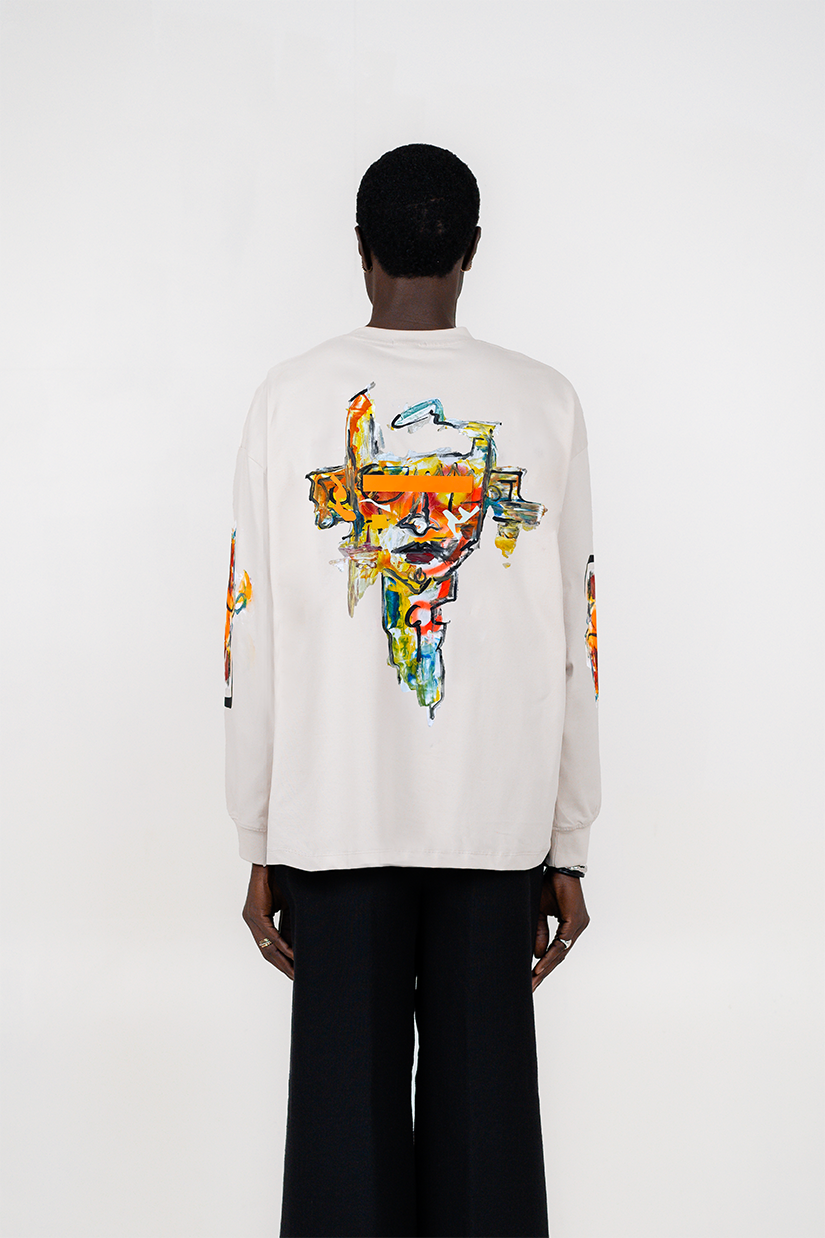 Tela Vestida Long Sleeve T-Shirt Beige