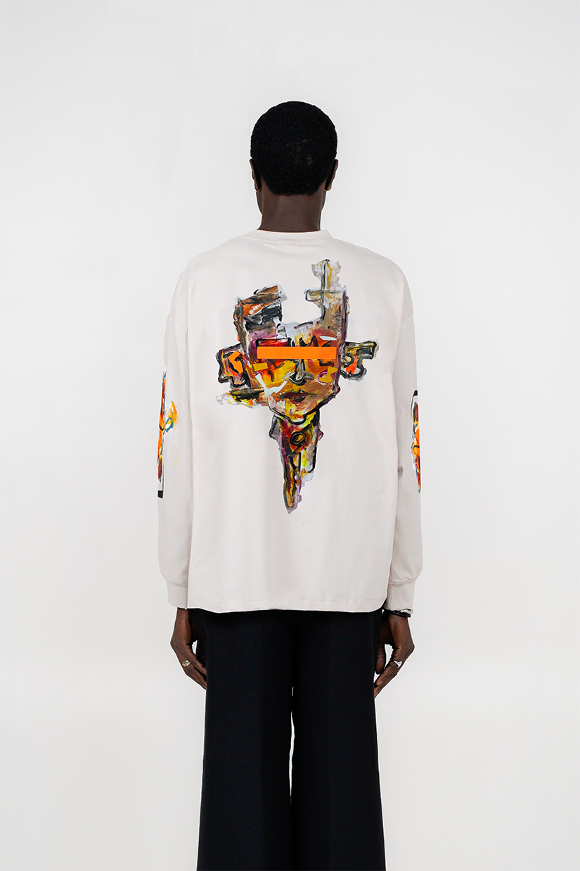 Tela Vestida Long Sleeve T-Shirt Beige