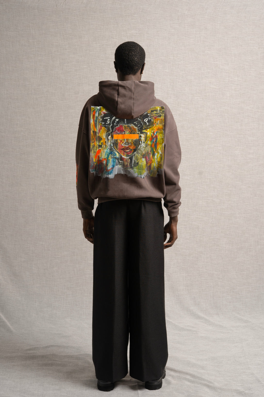 A Paleta Zip-Up Hoodie Brown