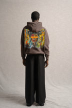A Paleta Zip-Up Hoodie Brown
