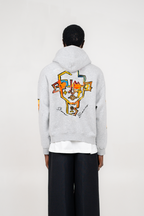 A Cinza Zip-Up Hoodie Grey