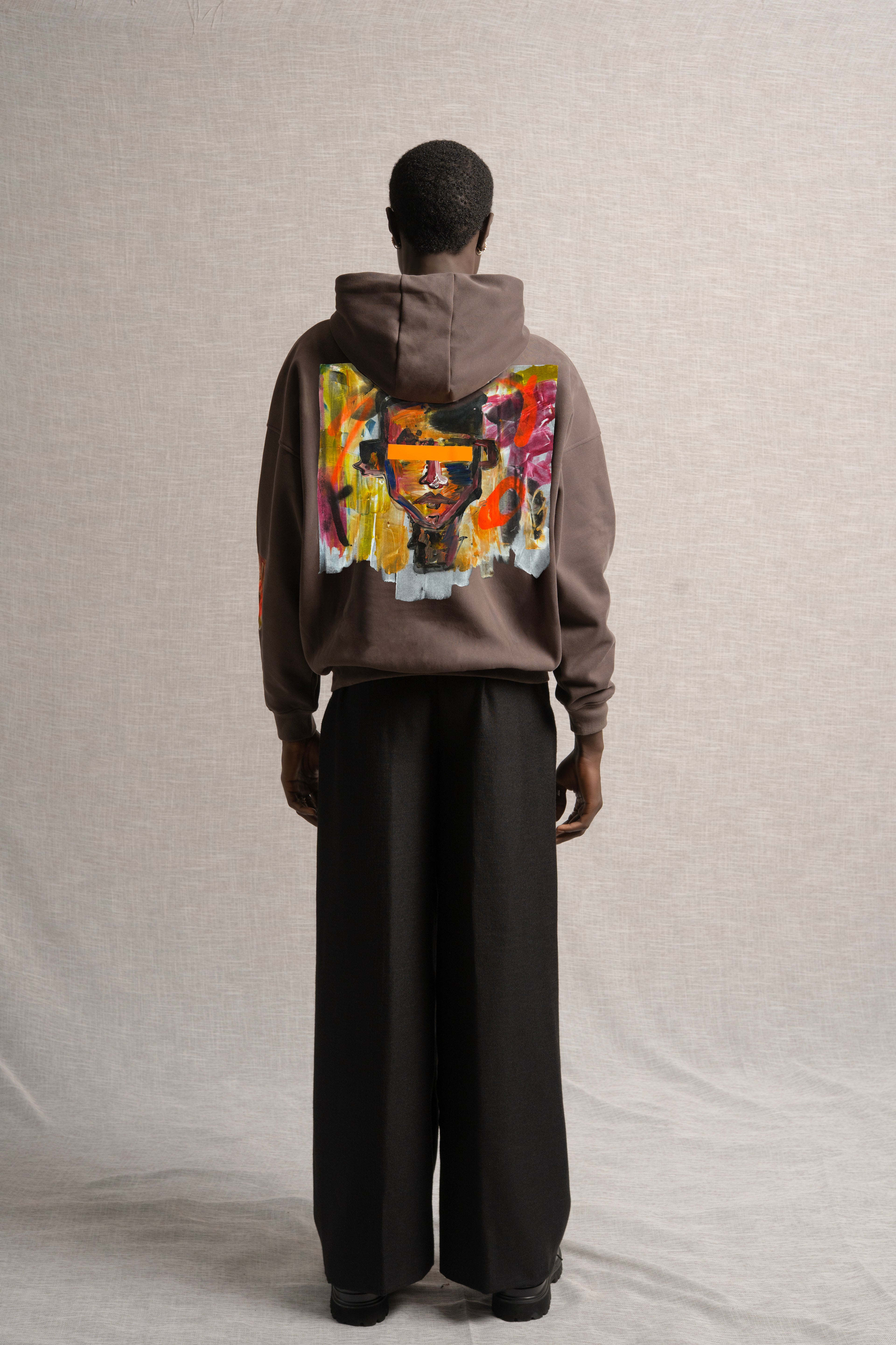 A Paleta Zip-Up Hoodie Brown