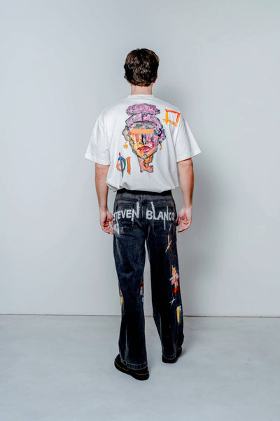 The Brushstroke Denim Jeans Dark Grey - Coming Soon