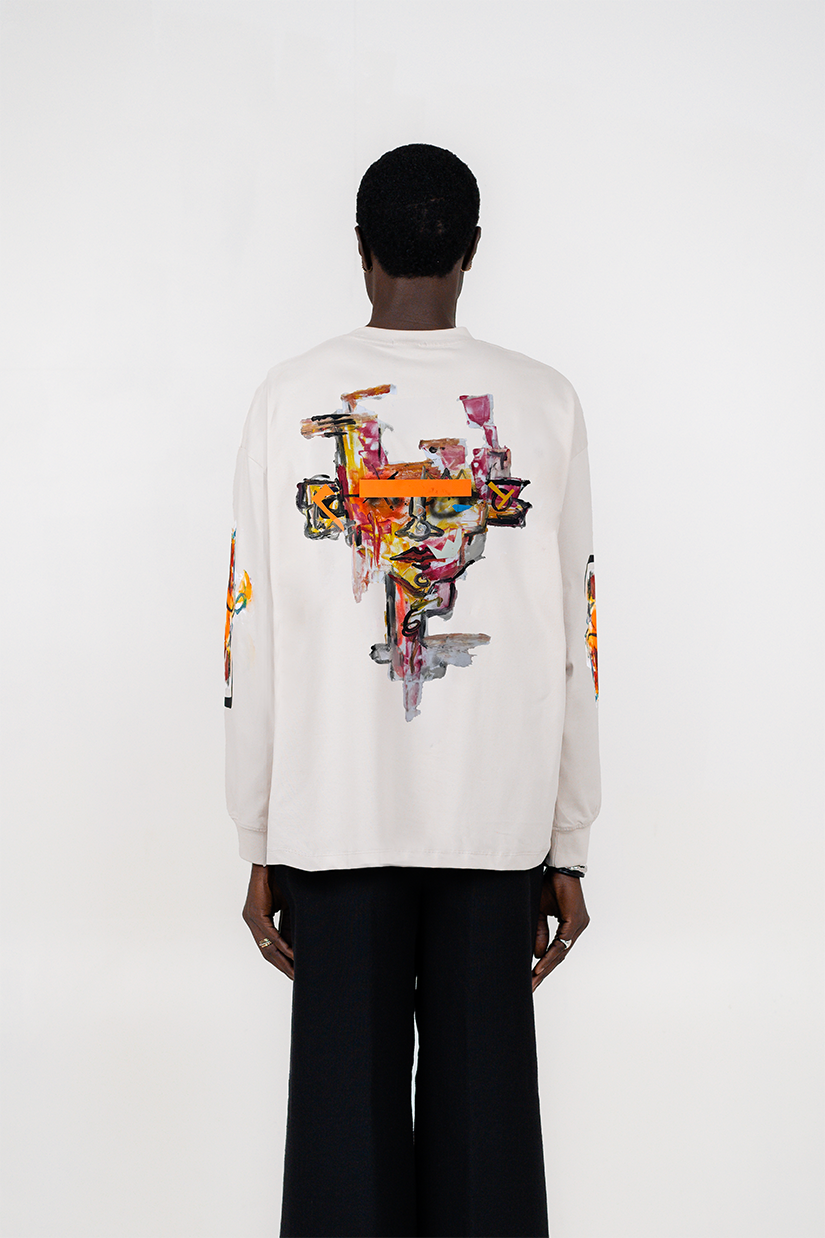 Tela Vestida Long Sleeve T-Shirt Beige