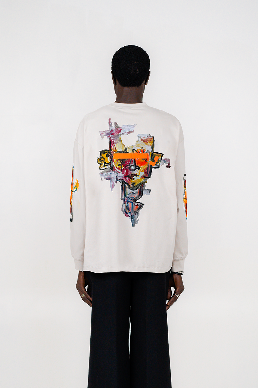 Tela Vestida Long Sleeve T-Shirt Beige