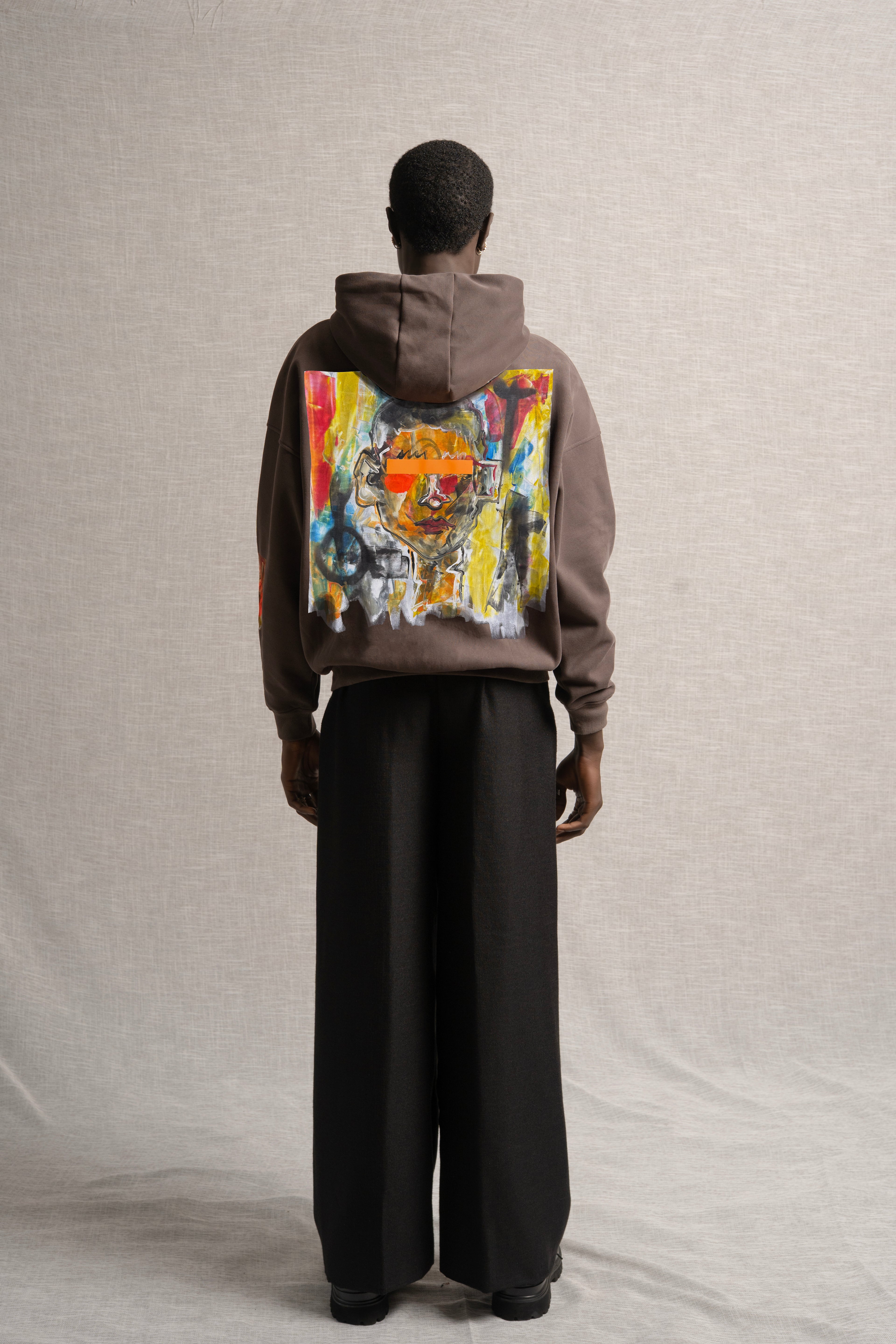 A Paleta Zip-Up Hoodie Brown