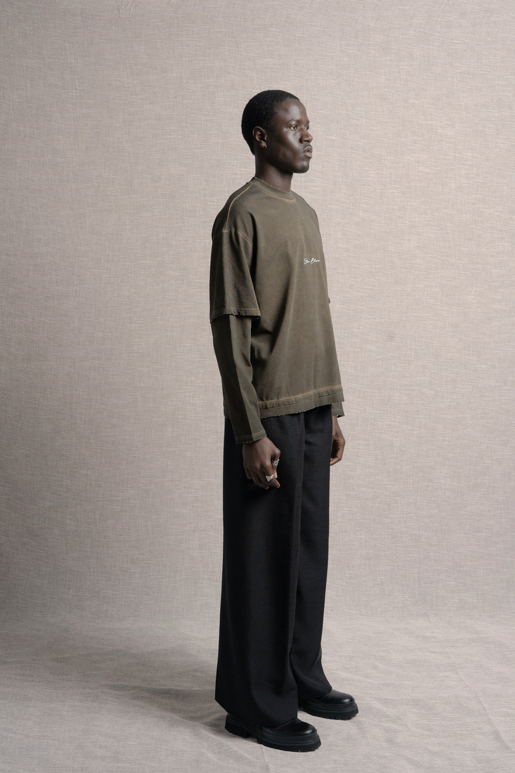 Frames Double Sleeve T-Shirt Green